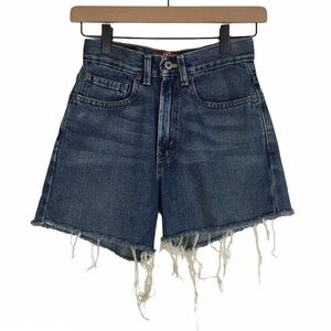 LEVI’S 569 Kids Jean Shorts Cut Offs Loose Straight Slim Upcycled Denim Size 12